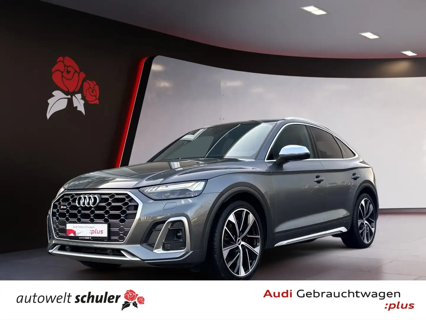 Audi SQ5 Sportback 3.0 TDI quattro AHK RFK PANO Matrix-LED Grau - 1