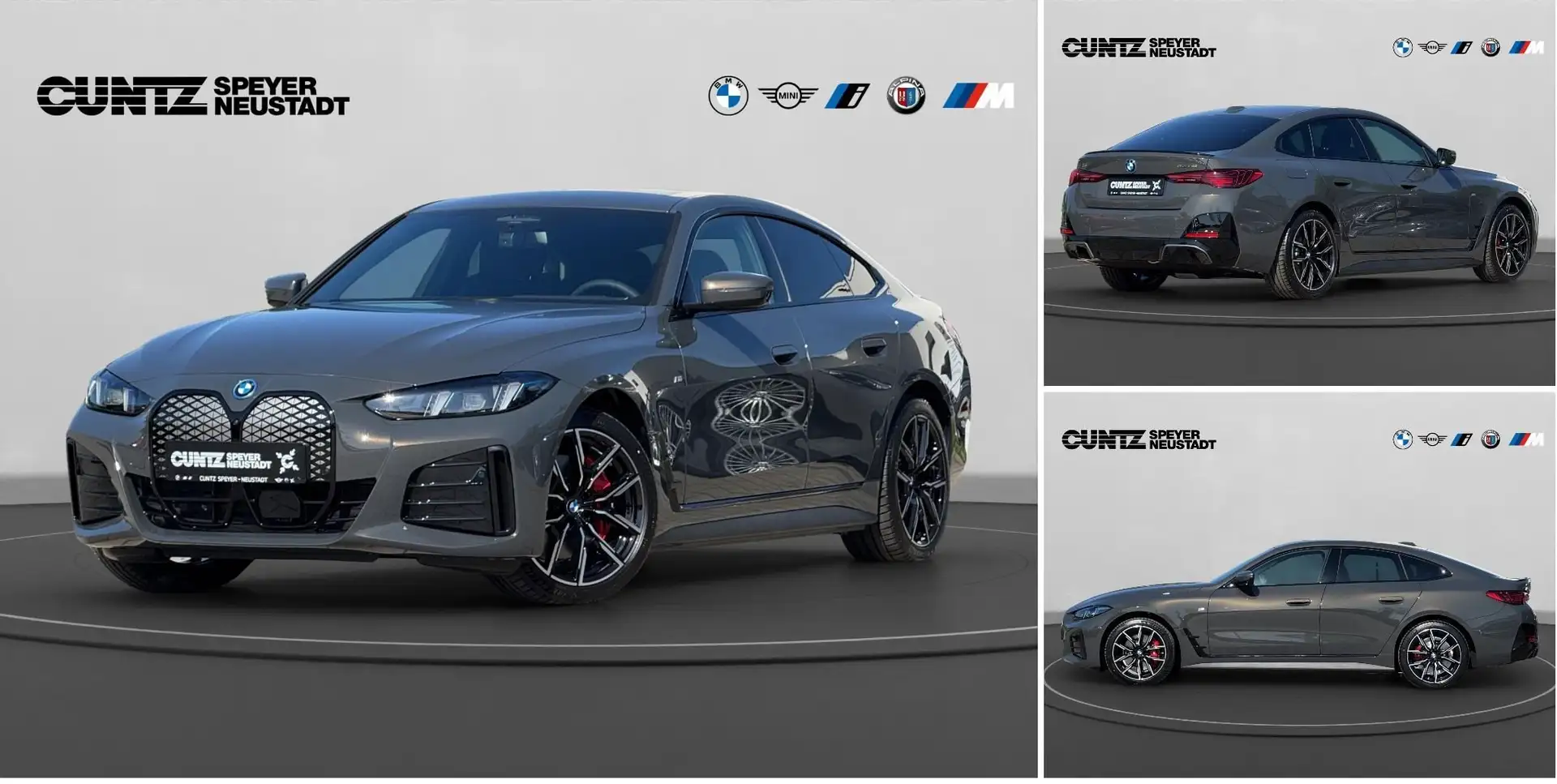 BMW i4 eDrive40 Gran Coupé M Sportpaket Pro * Innovation Grau - 1