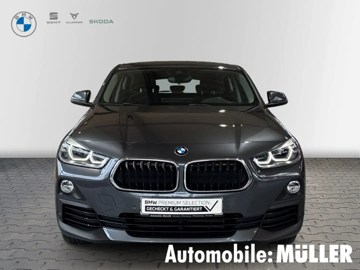 BMW X2 sDrive 18 d HUD Navi LED Mehrzonenklima Fahrerprof Gris - 2