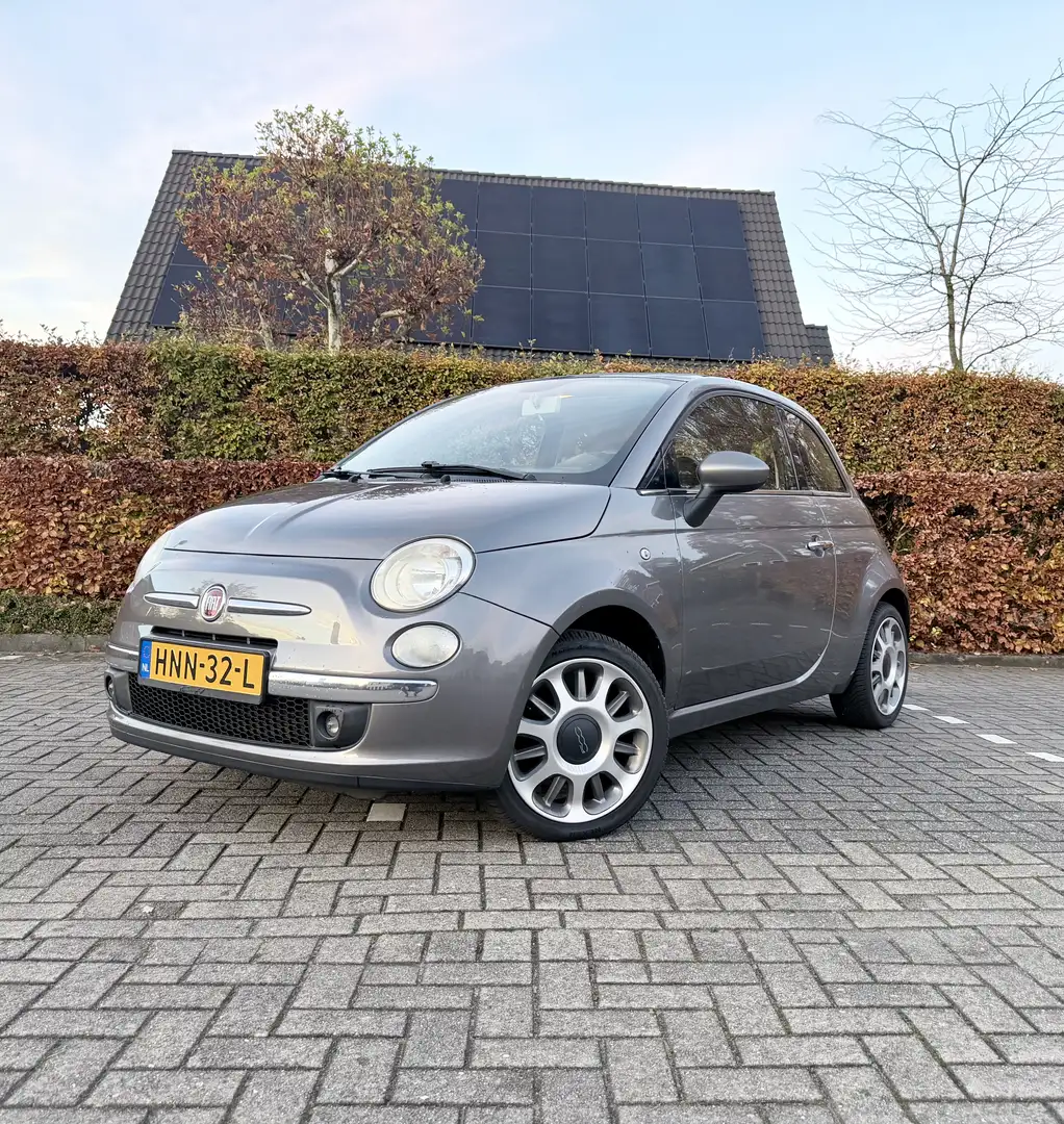 Fiat 500 1.2 Lounge Panorama dak Climate control Grijs - 1