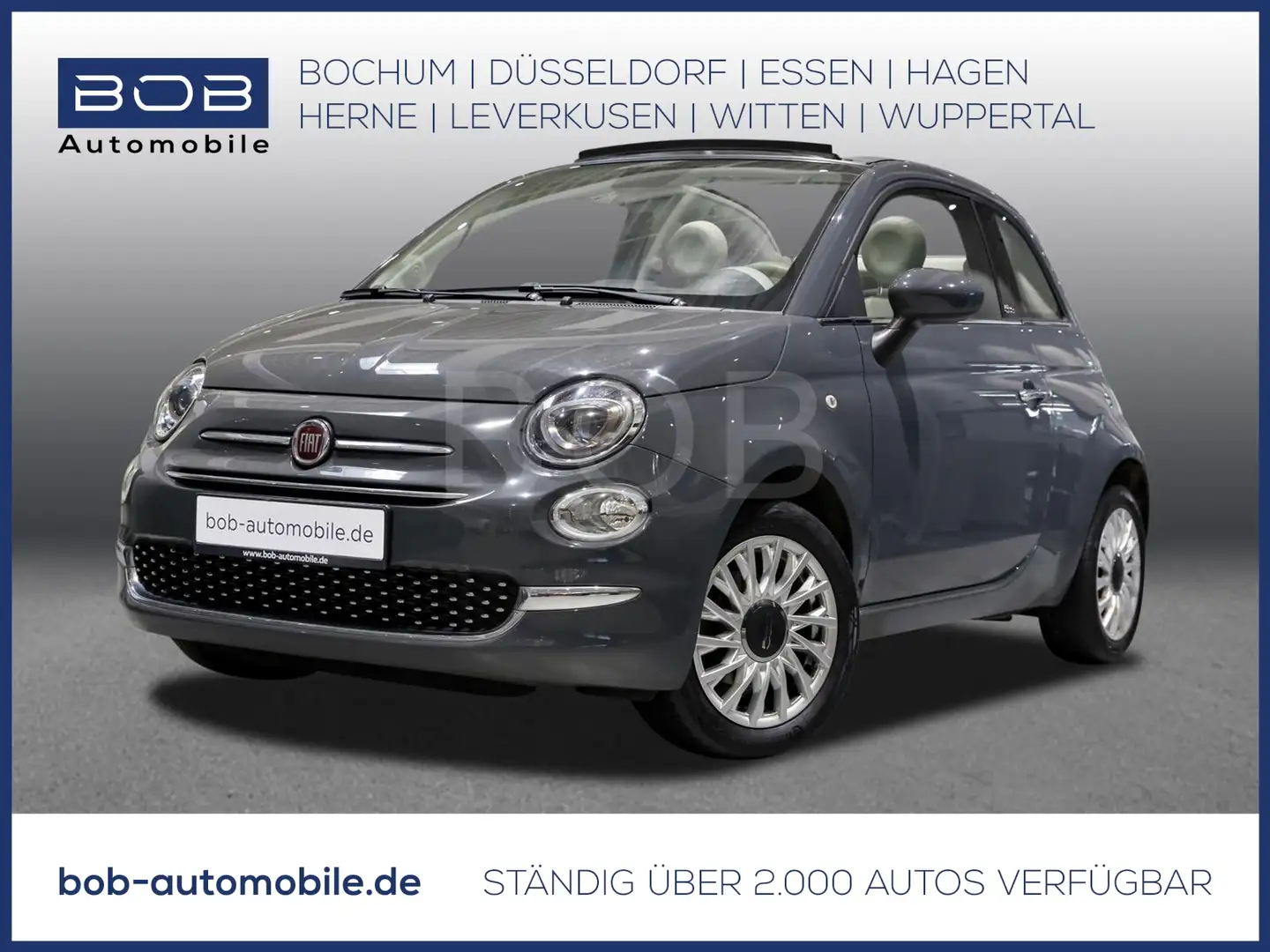 Fiat 500 C 1.2 NAVI KLIMA LM BT FALTDACH PDC ZV DAB Gri - 1