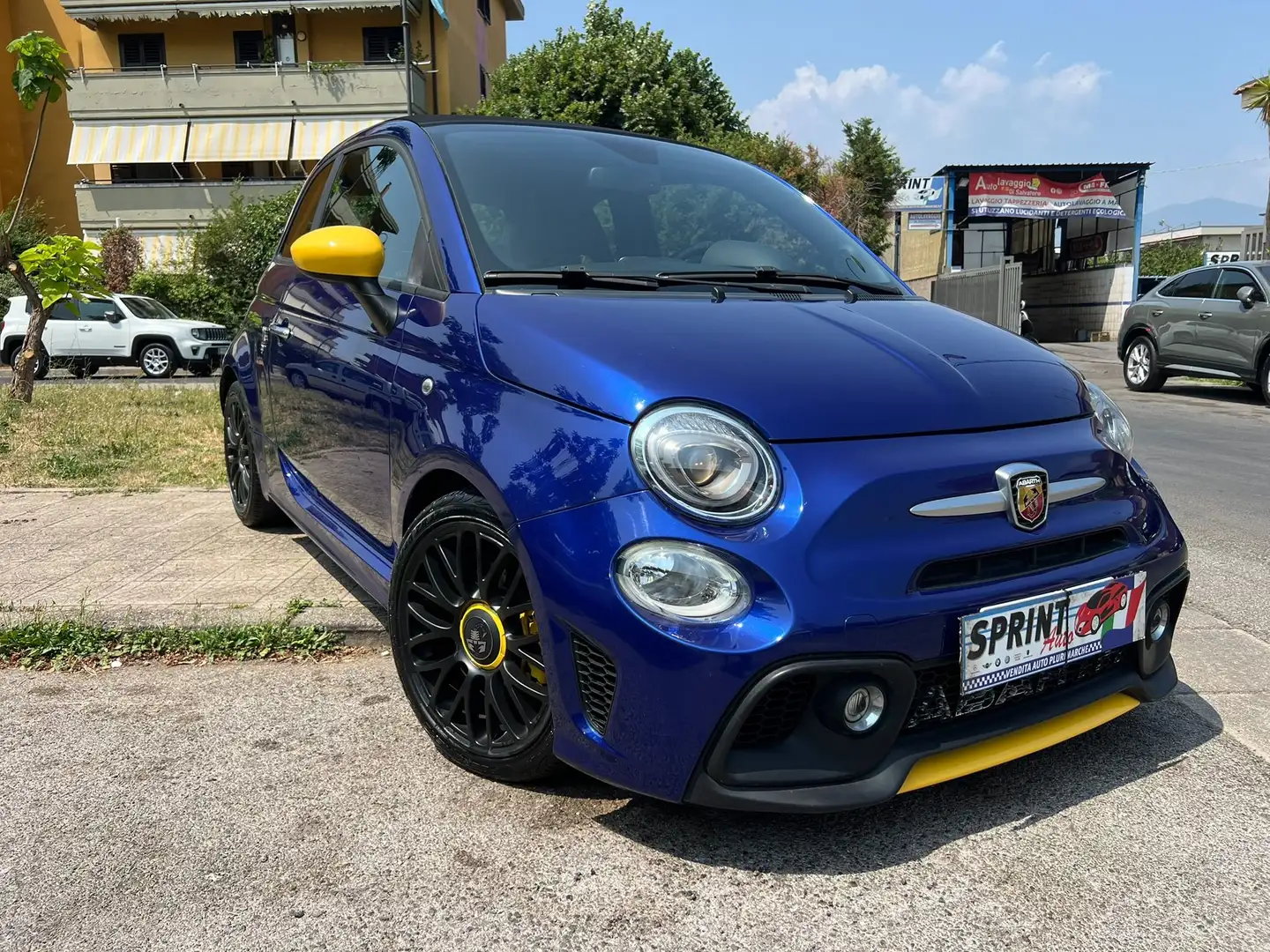Abarth 595C 1.4 t-jet Pista 160cv SABLET SCARICO MONZA Blu/Azzurro - 1