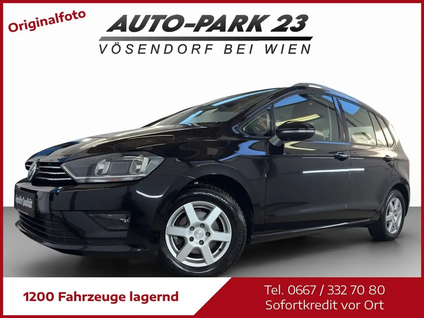 Volkswagen Golf Sportsvan GOLF 7 BMT 1,2 TSI**SPORTSVAN**NUR 79.000KM**MO... Schwarz - 1