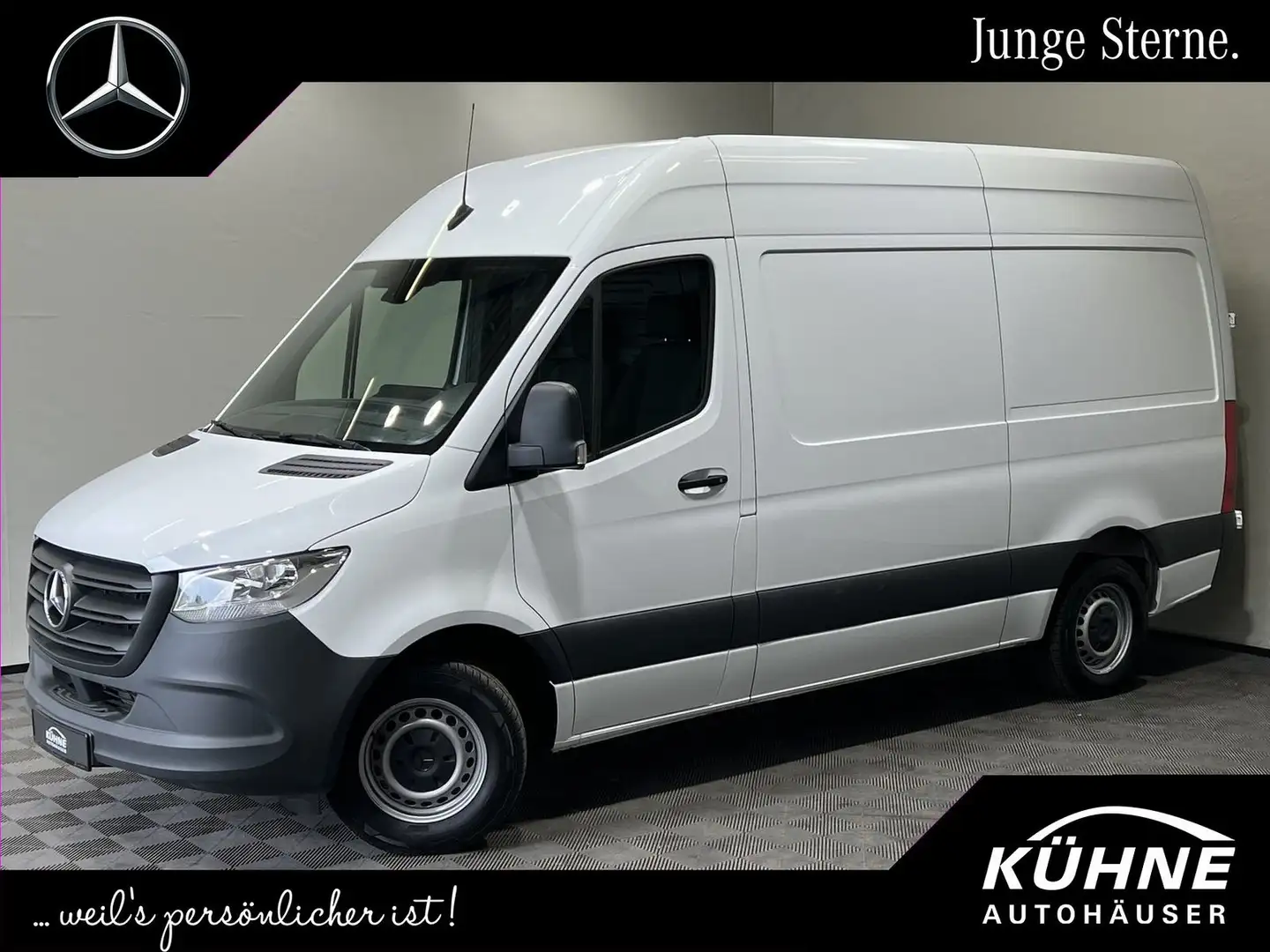 Mercedes-Benz Sprinter 317 CDI Kasten MBUX+StaHeiz+JungeSterne Blanc - 1