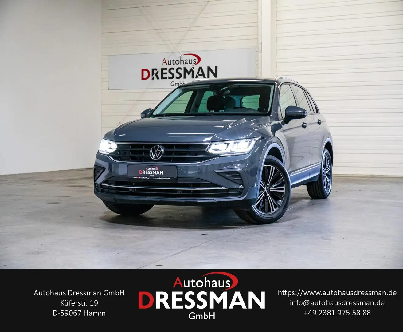 Volkswagen Tiguan DSG 1.5TSI LIFE AHK VIRTUAL MATRIX KAMERA Grau - 1