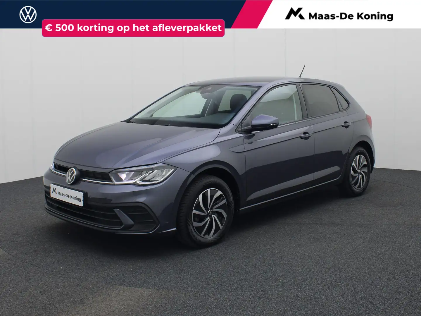 Volkswagen Polo 1.0TSI/95PK Life · Navigatie · Parkeersensoren · A Gris - 1