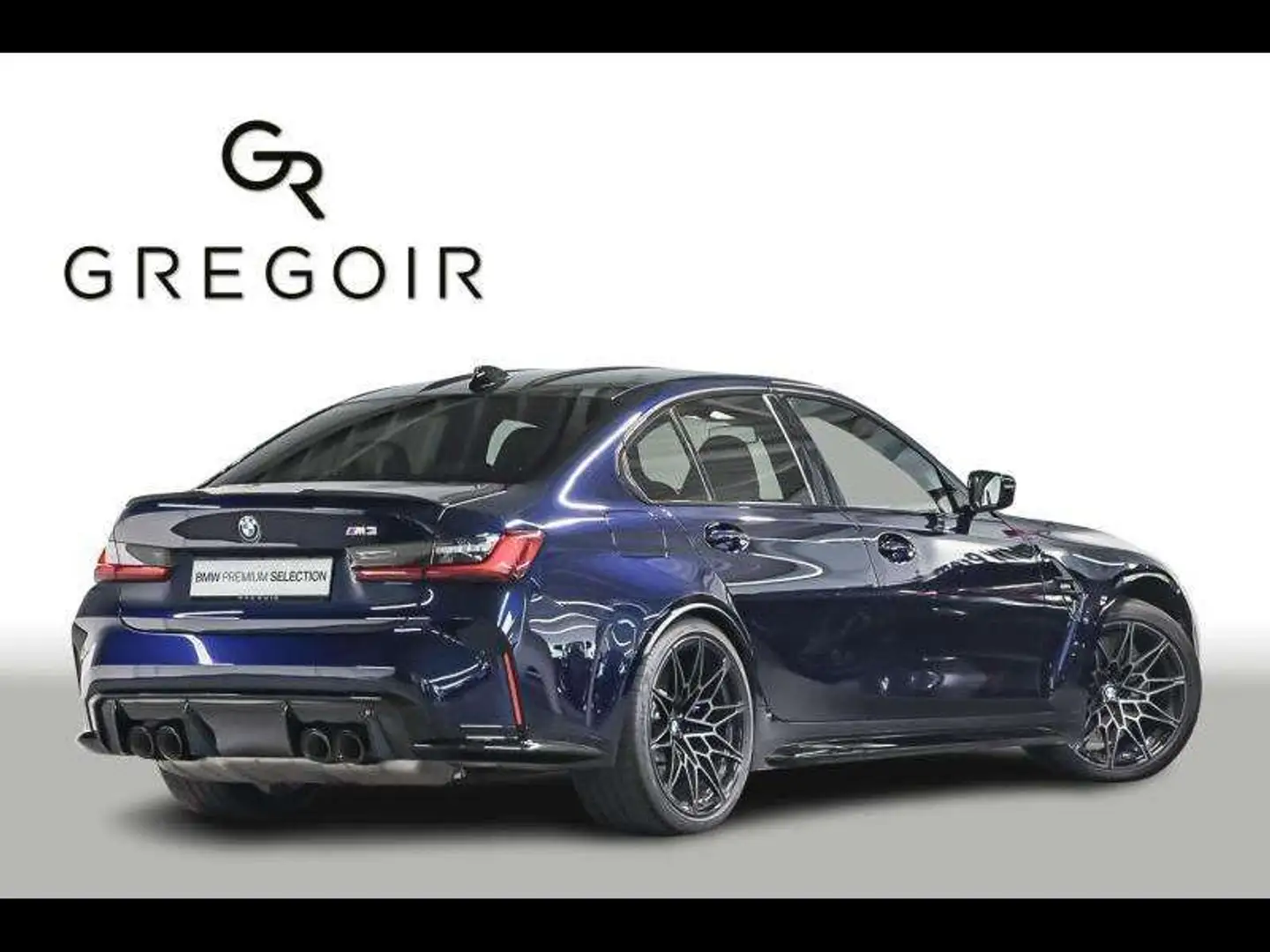 BMW M3 Berline Bleu - 2