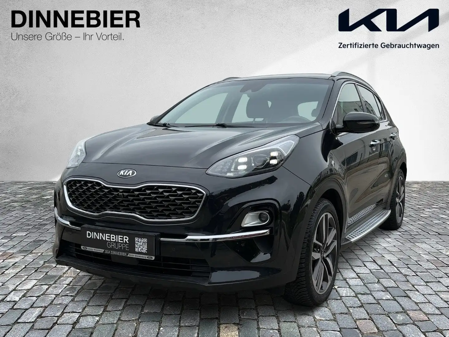 Kia Sportage Spirit+LED+RFK+NAV+SHZ CAM DynLicht LED NAVI Noir - 2