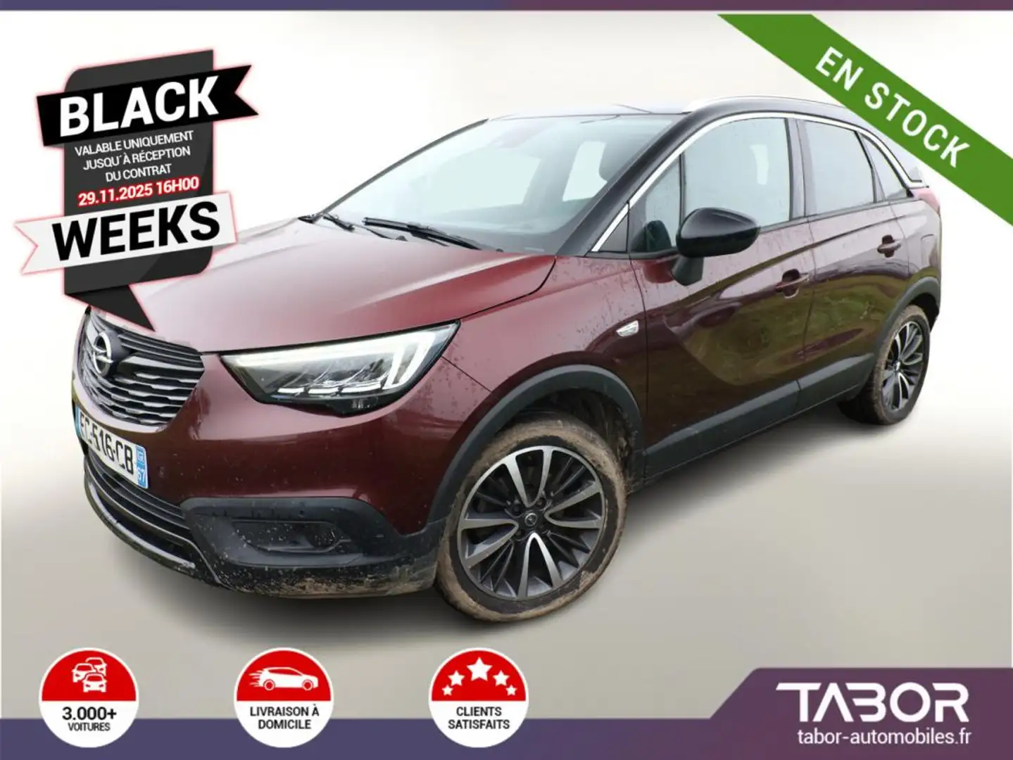 Opel Crossland X 1.2 Turbo 110 Aut. Ultimate Rojo - 1