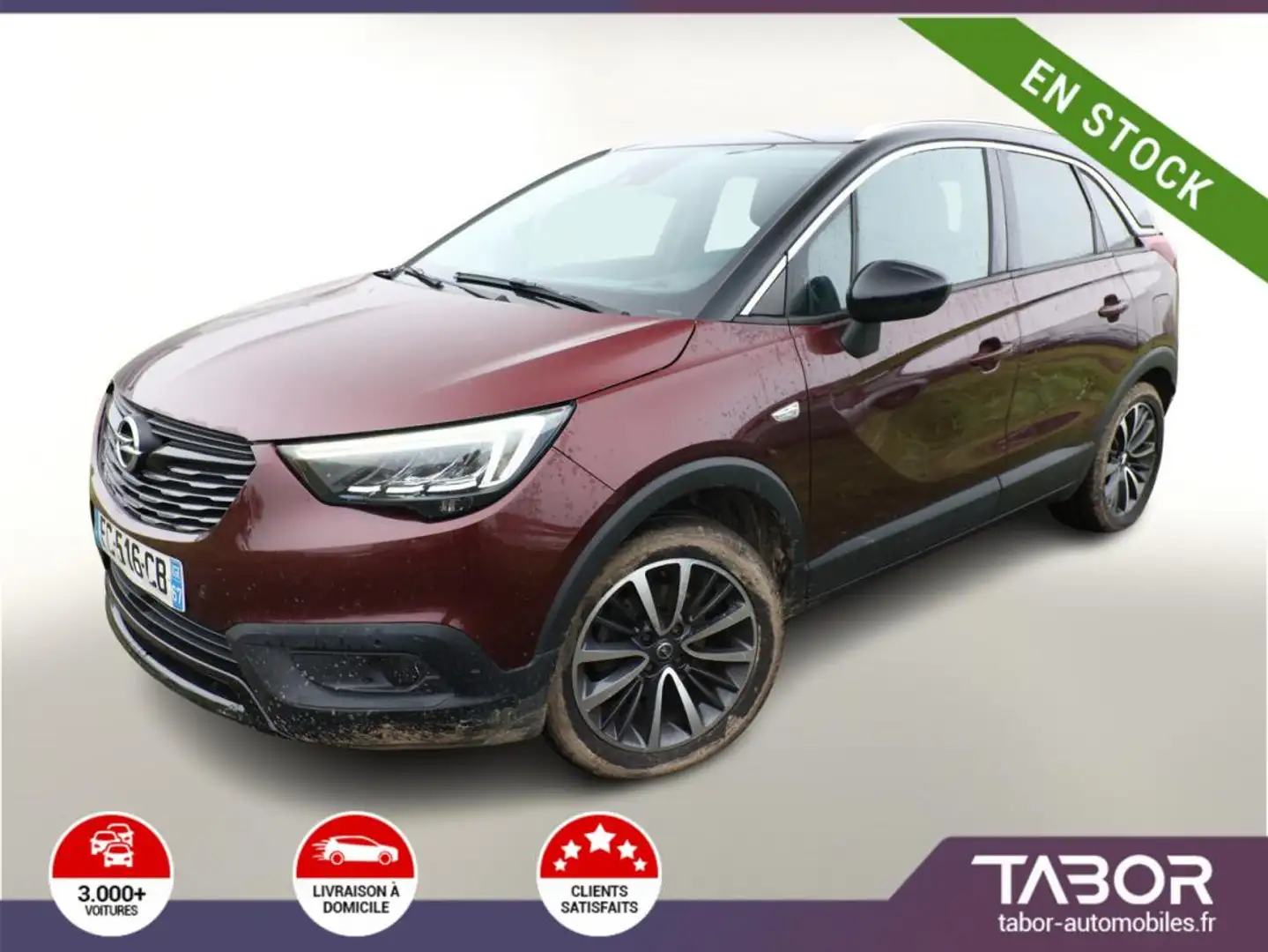 Opel Crossland X 1.2 Turbo 110 Aut. Ultimate Rouge - 1