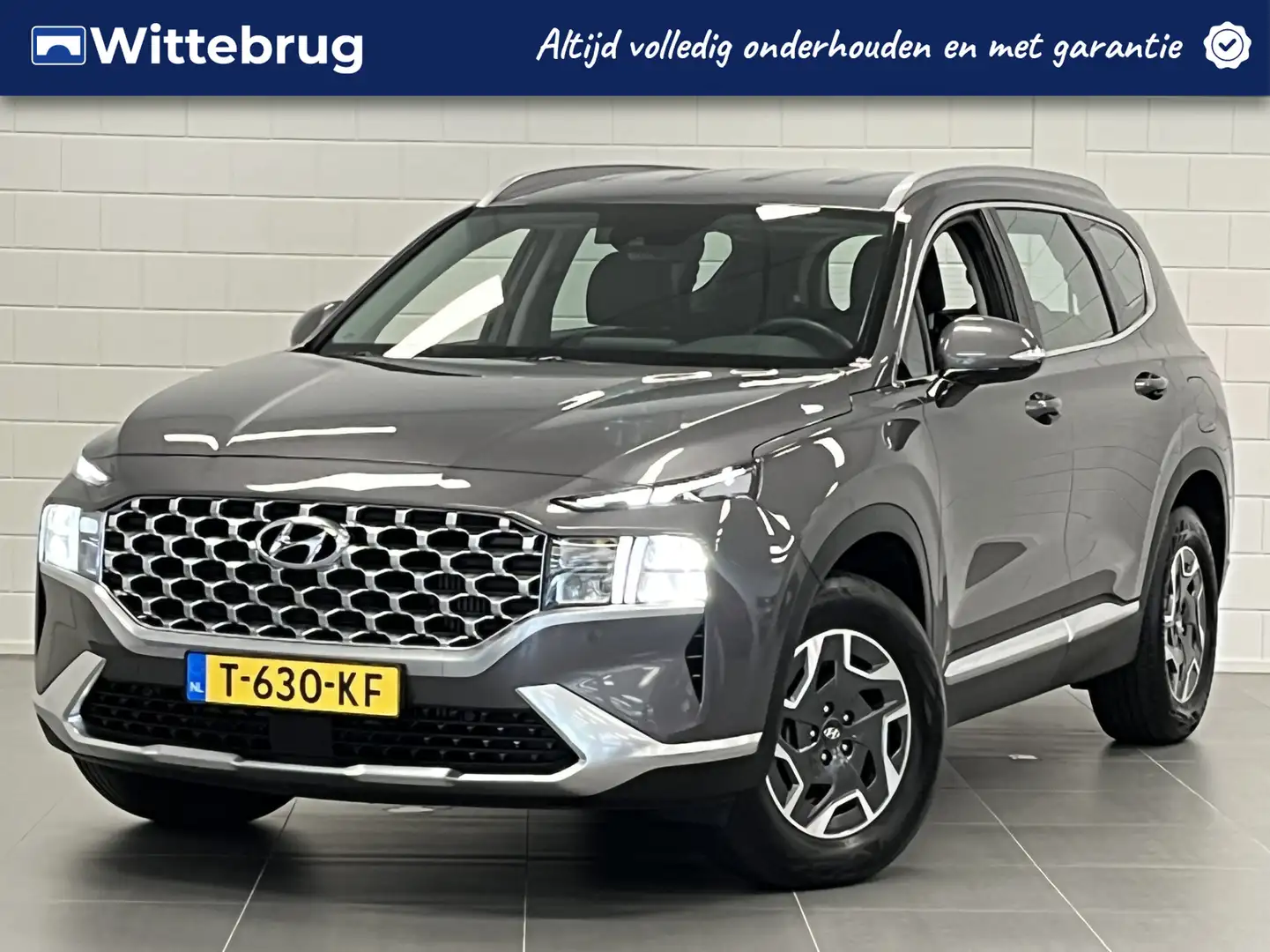 Hyundai SANTA FE 1.6 T-GDI HEV Comfort 7p. APPLE / ANDROID NAVIGATI Grijs - 1