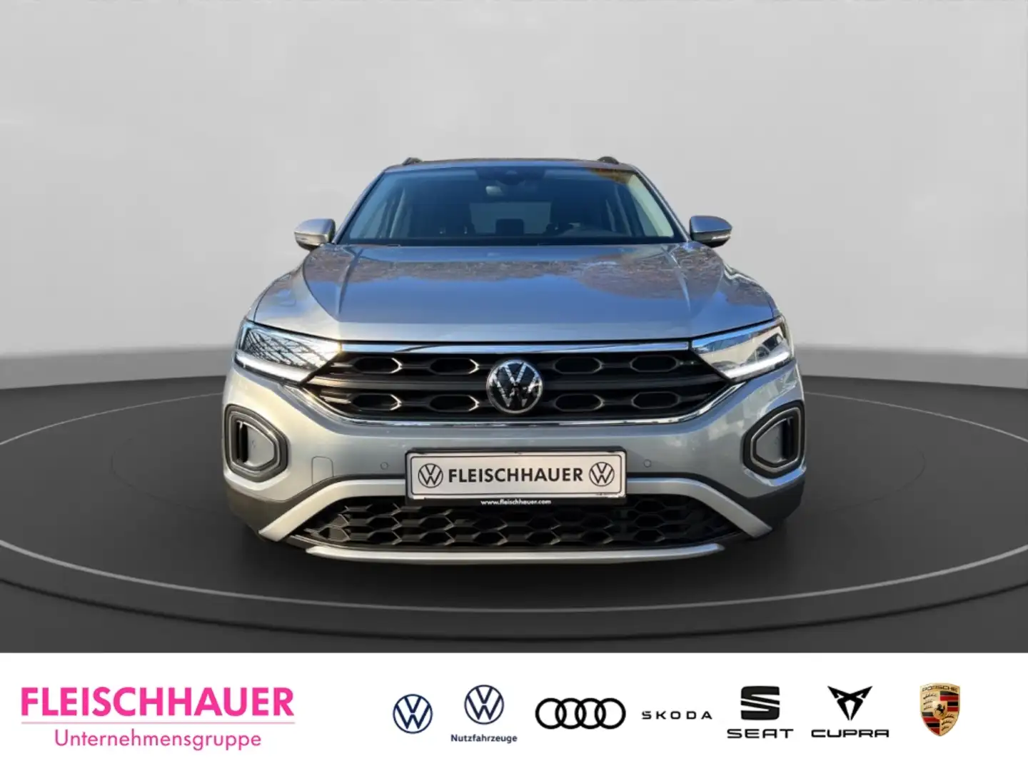 Volkswagen T-Roc 1.5 TSI  Life Digitales Cockpit LED ACC Apple CarP Silber - 2