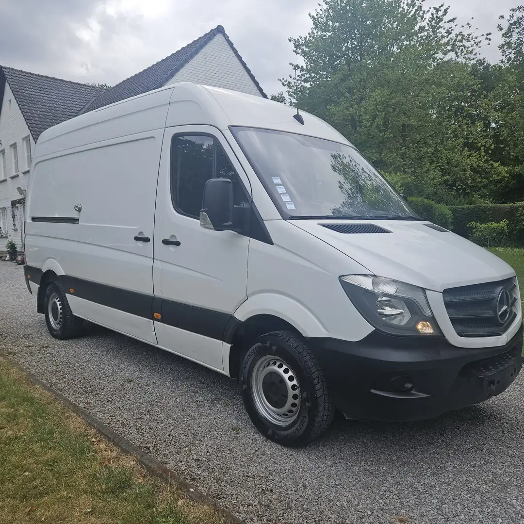 Mercedes-Benz Sprinter 314 2.1 BlueTEC haut 2 l 2 euro 6 (tva comprise) Wit - 1