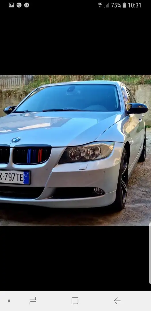 BMW 320 Serie 3 E90 Berlina 320d Attiva Argento - 2