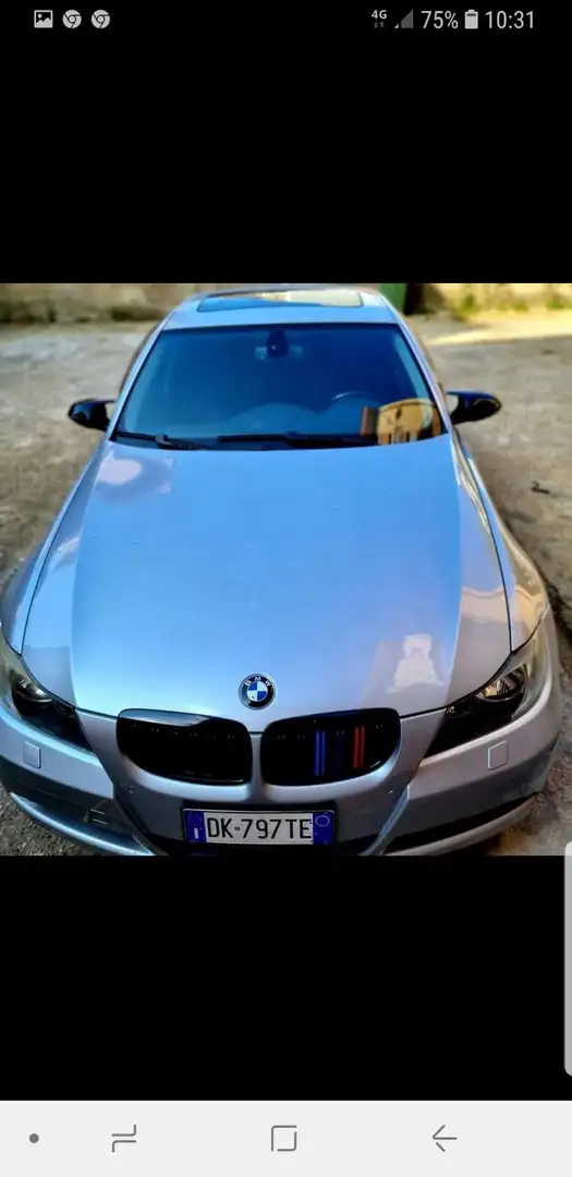 BMW 320 Serie 3 E90 Berlina 320d Attiva Argento - 1
