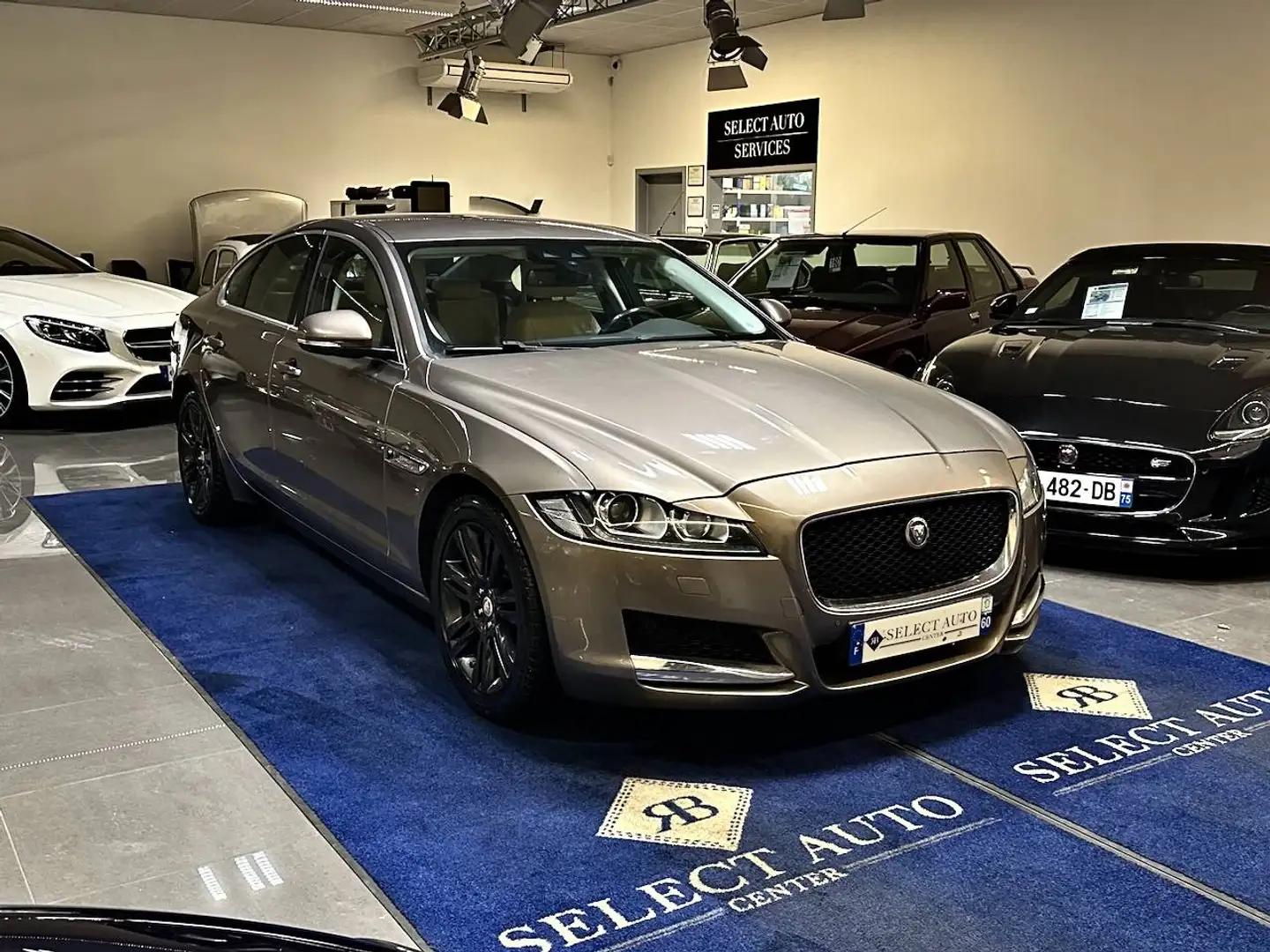 Jaguar XF II 2.0 d 180ch Prestige BVA MOTEUR NEUF Grigio - 2