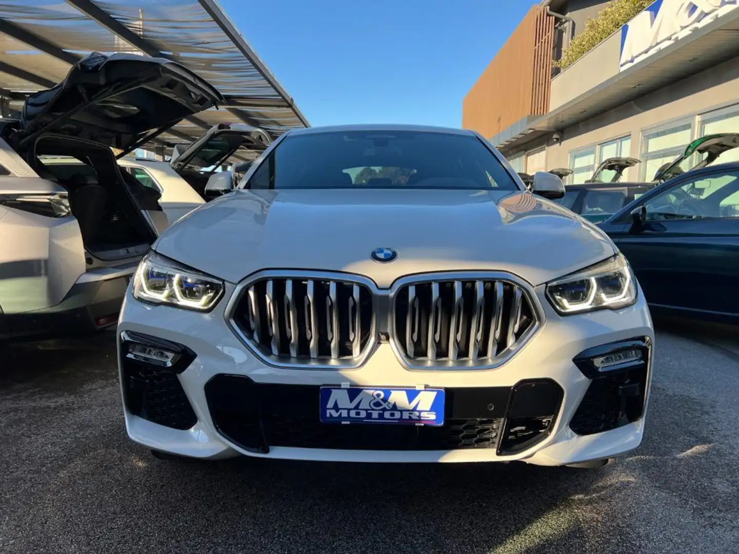 BMW X6 xDrive30d 48V Msport TAGLIANDI UFFICIALI BMW Bianco - 2