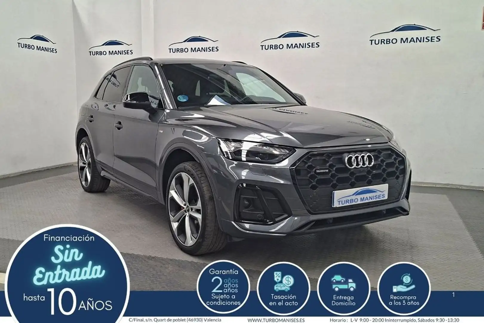 Audi Q5 Black line 40 TDI 140kW quattro S tronic Gris - 1