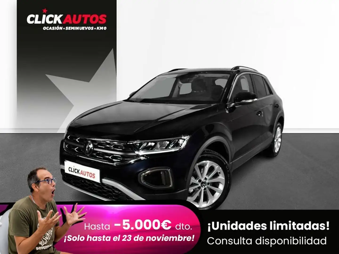 Volkswagen T-Roc 1.0 TSI 110CV Life Noir - 1