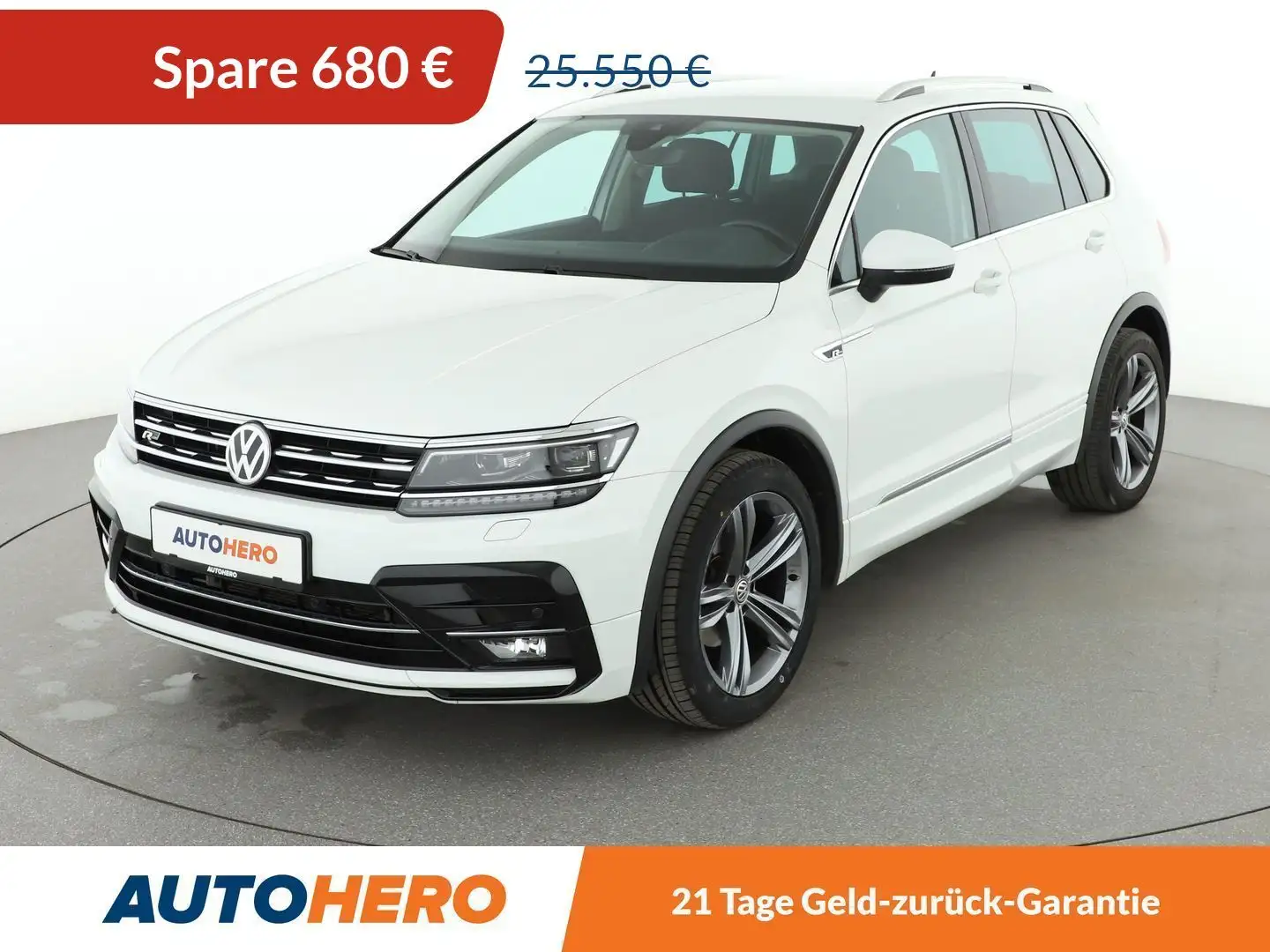 Volkswagen Tiguan 2.0 TDI Highline BlueMotion Aut.*HUD*ACC*PDC* Weiß - 1