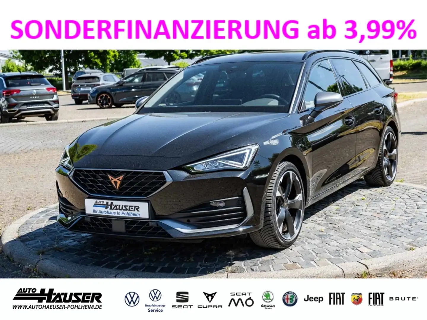 CUPRA Leon Sportstourer 1.5 eTSI DSG AHKV NAVI KAMERA EL. HEC Schwarz - 1