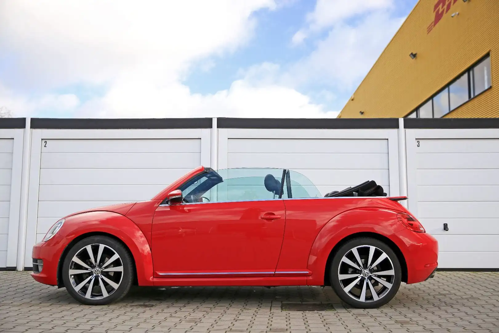 Volkswagen Beetle Cabriolet Design DSG Xenon Leder Sitzhzg. Piros - 1