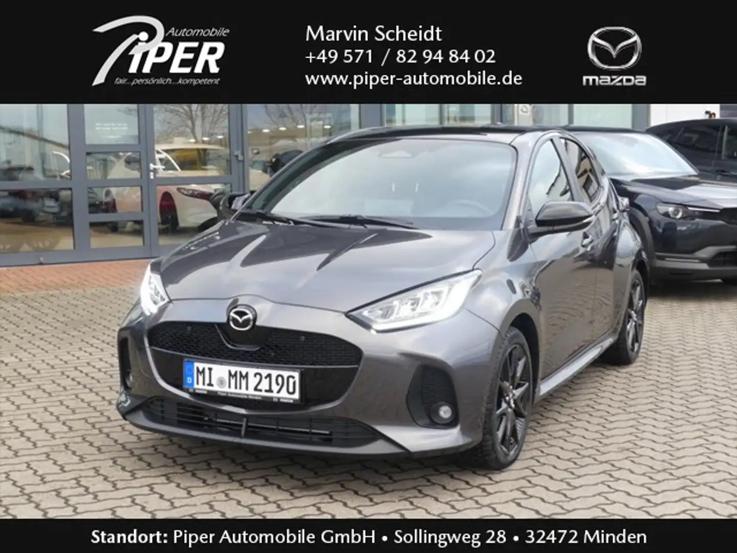 Mazda 2 Hybrid 1.5L Hybrid VVT-i 116 PS e-CVT HOMURA PLUS Grau - 1