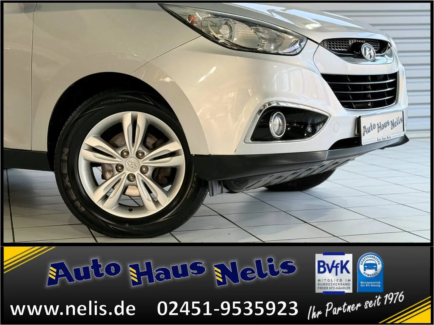 Hyundai iX35 2.0 CRDi Style Teilleder Smart-Key PDC Sitz Zilver - 2