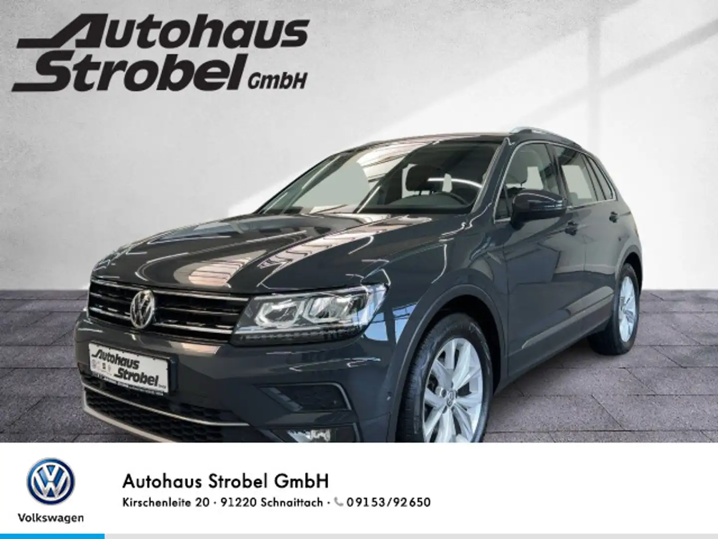 Volkswagen Tiguan 1.5 TSI DSG Highline ab 3,99% ACC AHK Nav Gris - 1