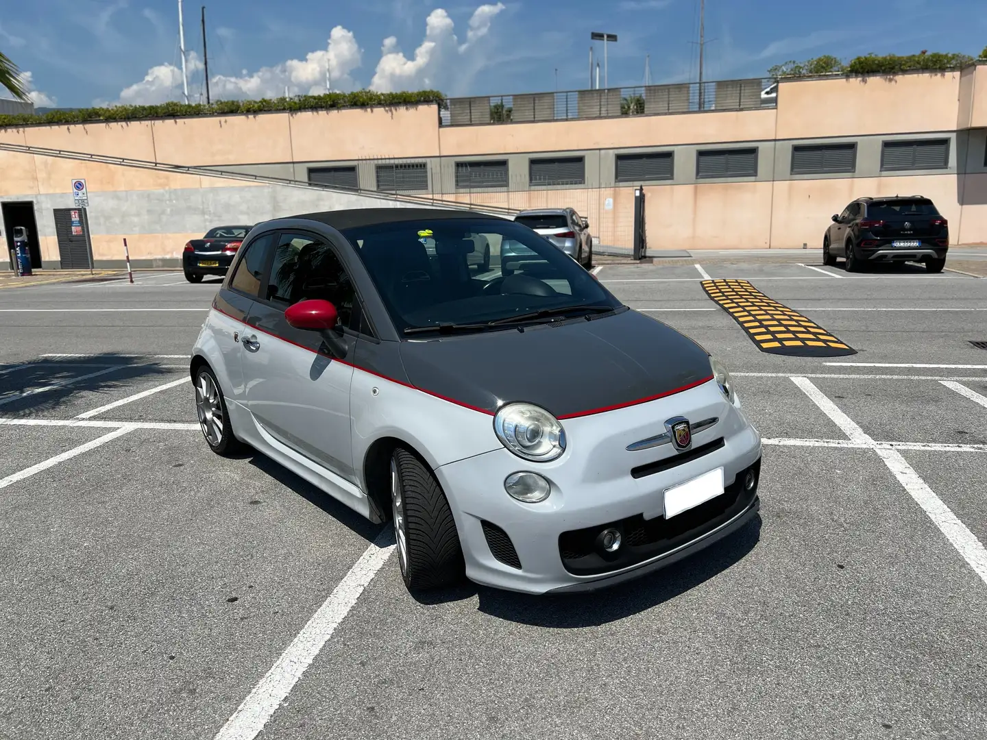 Abarth 500C 1.4 Turbo T-Jet 140cv bicol. Grigio - 1