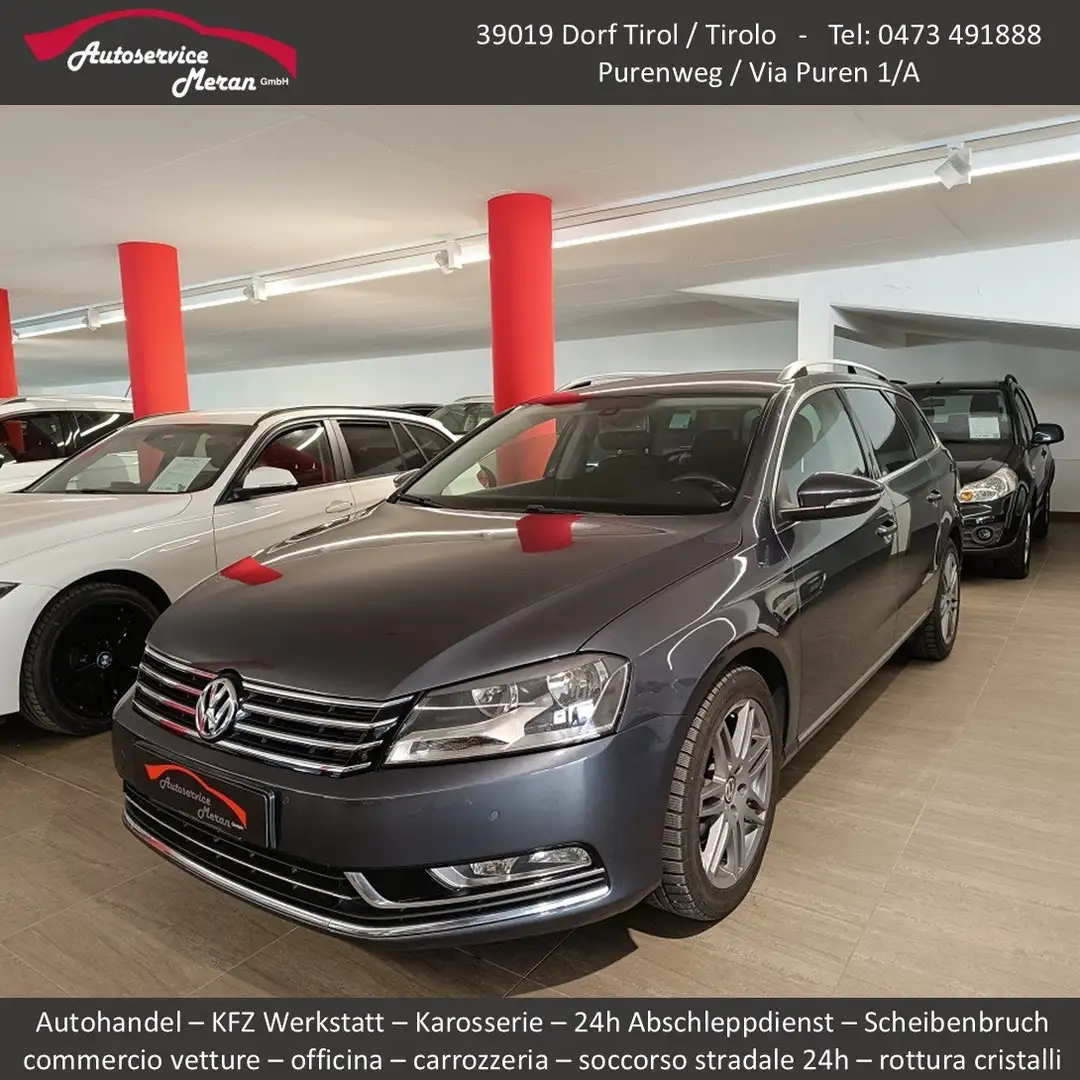 Volkswagen Passat Variant Var. 2.0 TDI 4x4 Highline 140cv Gris - 1
