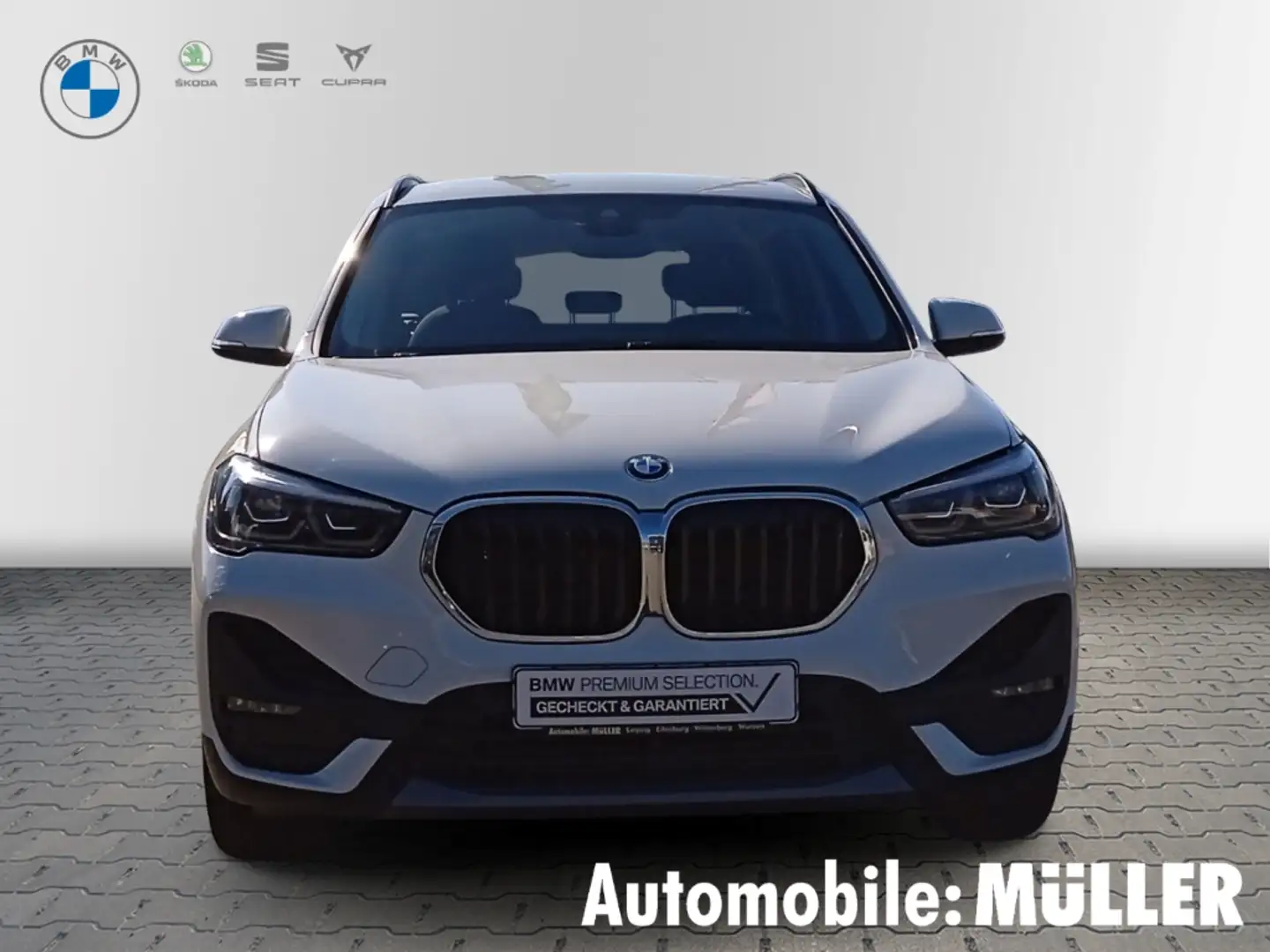 BMW X1 xDrive 20 d Advantage HUD AHK-abnehmbar Navi LED E Weiß - 2