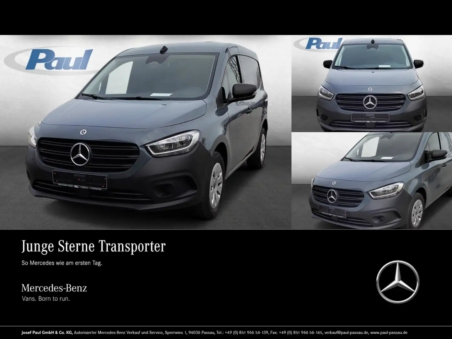 Mercedes-Benz Citan 110 KA Kamera+Klima+L&R+PTS+Armlehne Gris - 1