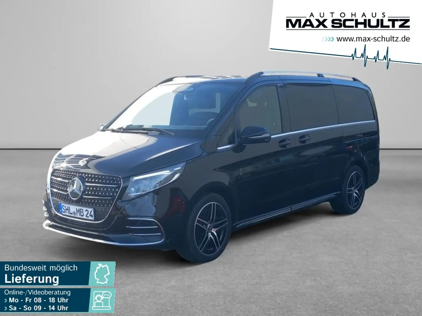 Mercedes-Benz V 300 d Avantgarde 4M lang AMG*AHK*PanoDach*Navi Schwarz - 1