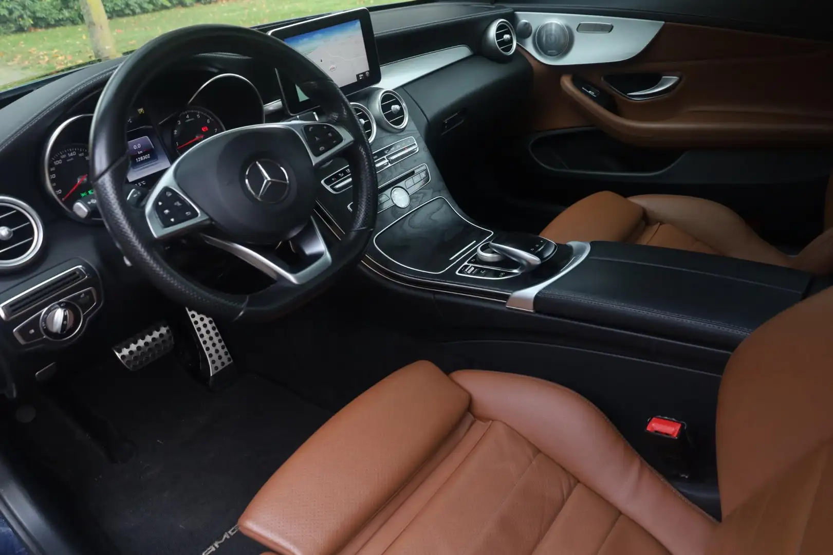 Mercedes-Benz C 180 Coupé Prestige Aut. | 63s AMG Uitgevoerd | Burmest Blauw - 2