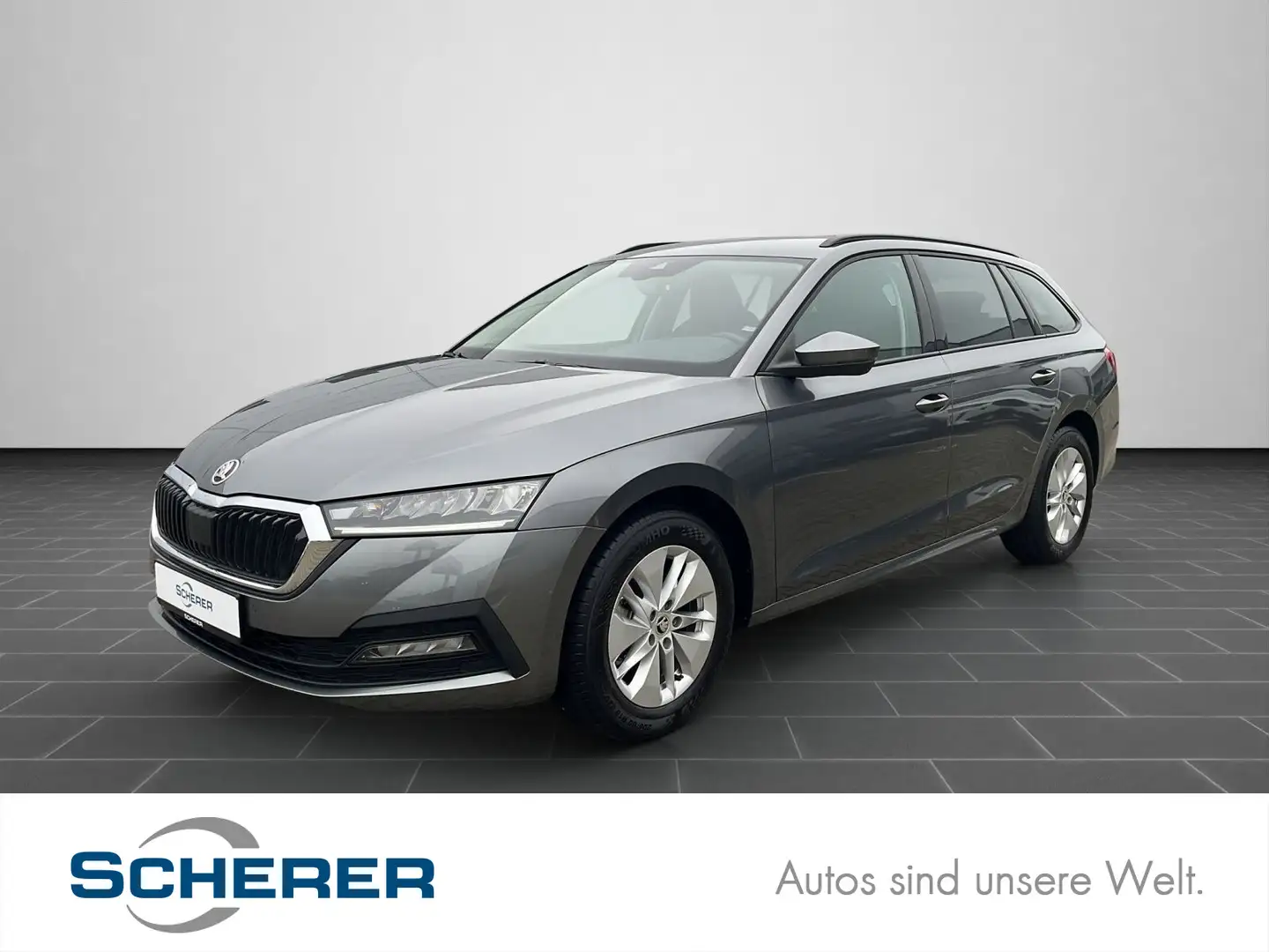 Skoda Octavia Combi 2,0 TDI NAVI/LED/Sitzheizung vo./u Grau - 1