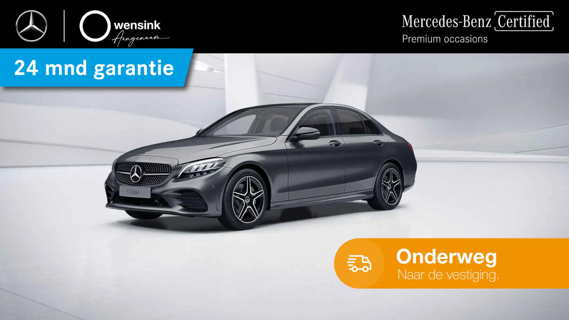 Mercedes-Benz C 180 Business Solution AMG | Night | Panoramadak | Wide Gris - 1