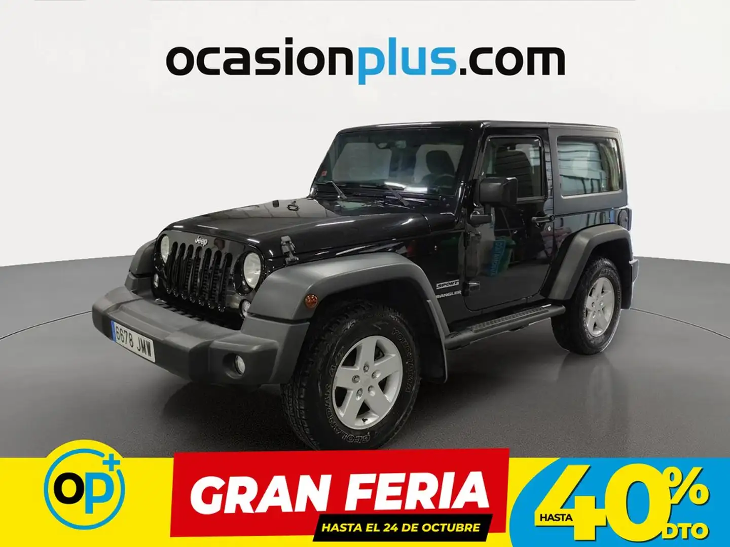 Jeep Wrangler 2.8CRD Sport Negro - 1