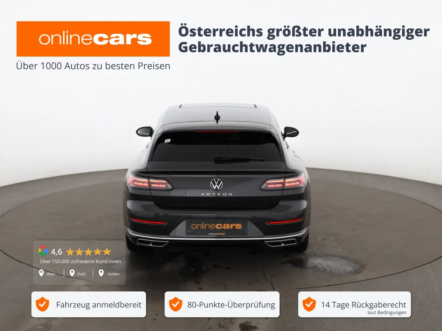 Volkswagen Arteon SB 2.0 TDI  R-Line Aut LED SKY AHK RADAR Grau - 1