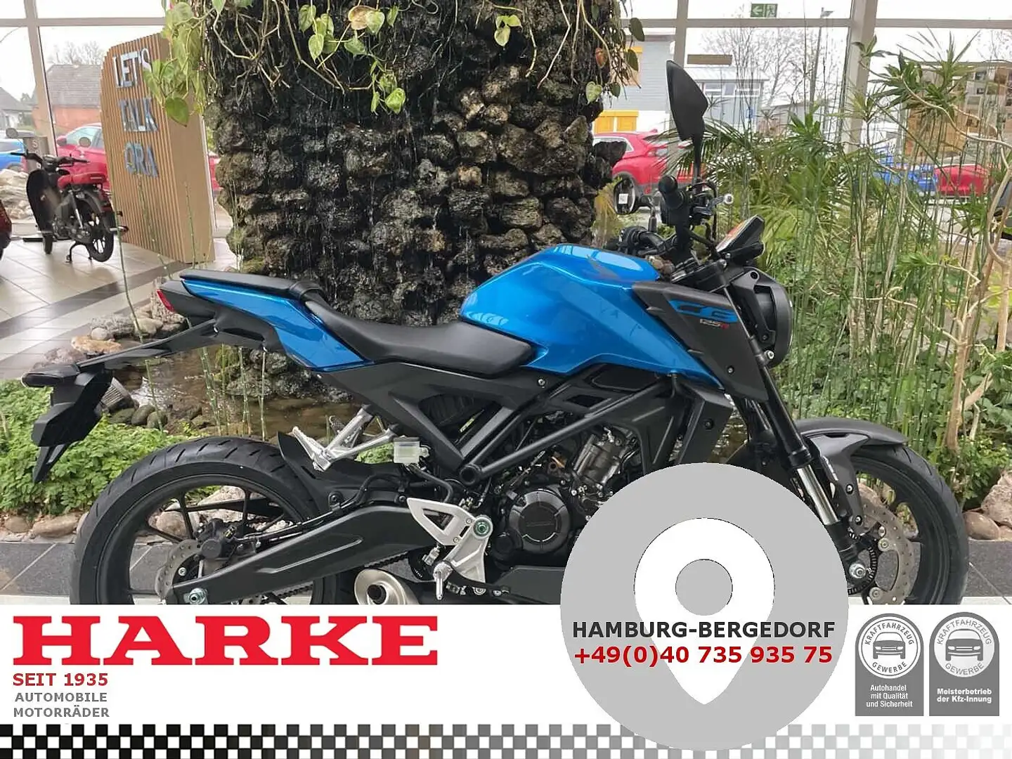 Honda CB125R 2025 Vorführer Blau - 1