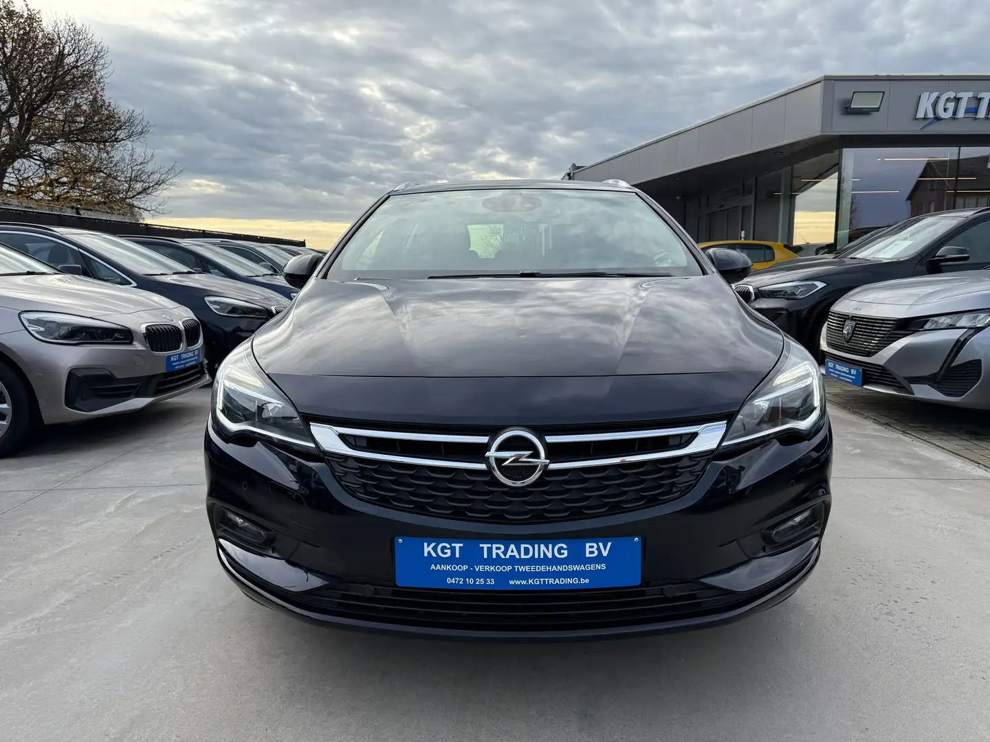 Opel Astra 1.0I TOURER NAVIGATIE LEDER CARPLAY PDC BLUETOOTH Blau - 2