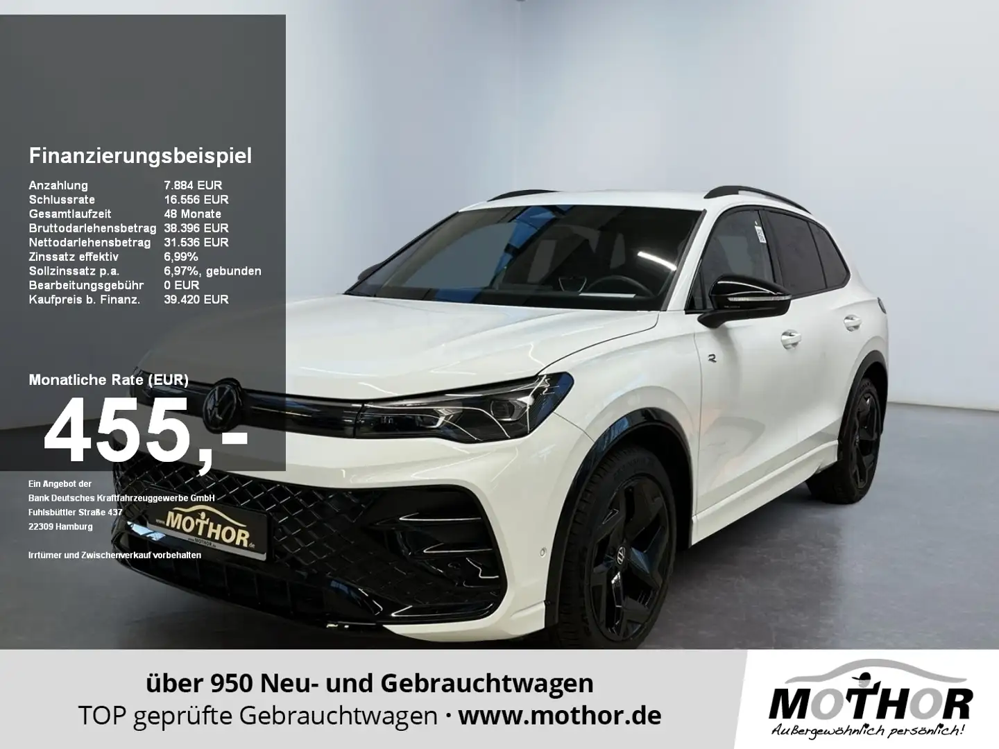 Volkswagen Tiguan R-Line 1.5 TSI DSG Matrix-LED-Scheinwerfer Weiß - 1