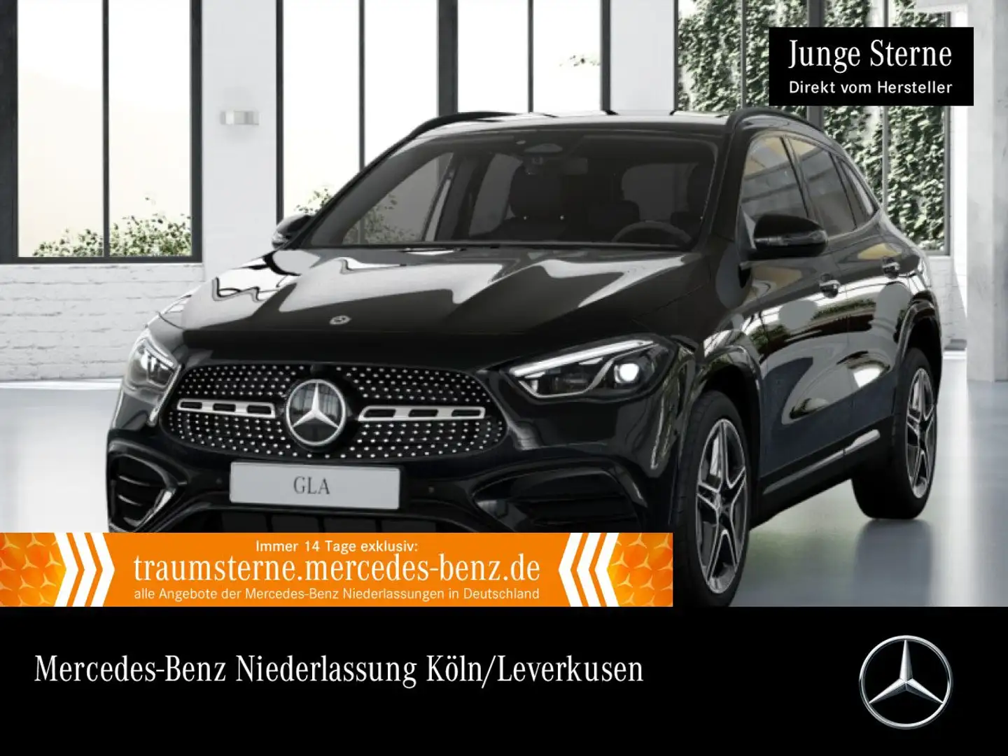 Mercedes-Benz GLA 200 AMG+NIGHT+MULTIBEAM+KAMERA+19"+TOTW+7G Schwarz - 1