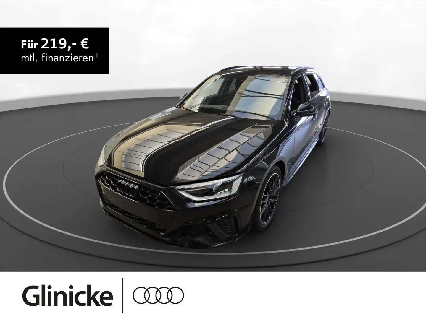 Audi A4 40 TFSI S line LED LM 18" Navi RFK ACC Negro - 1