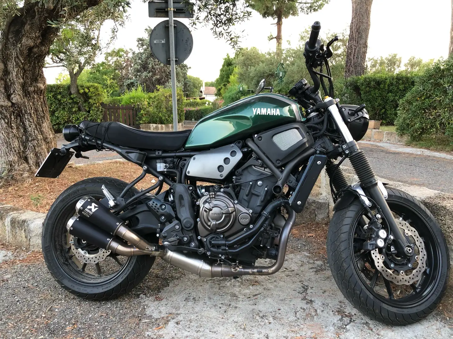 Yamaha XSR 700 zelena - 1