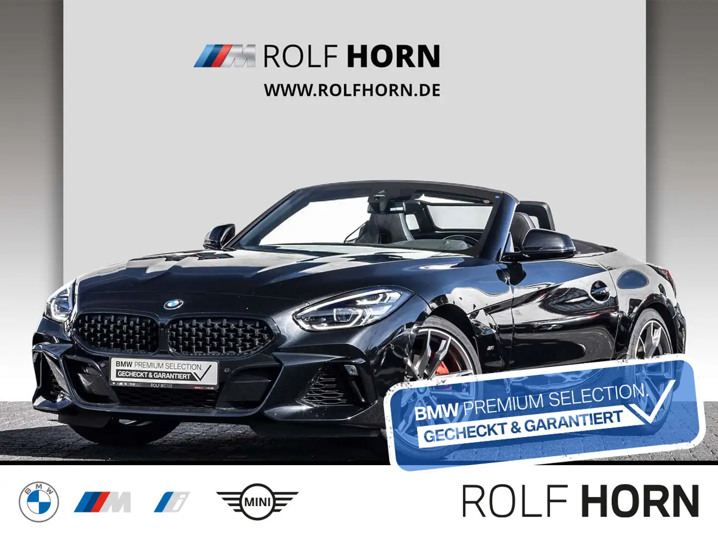 BMW Z4 M40i Cabrio Navi HeadUp 19" RKam adLED Klima Zwart - 1