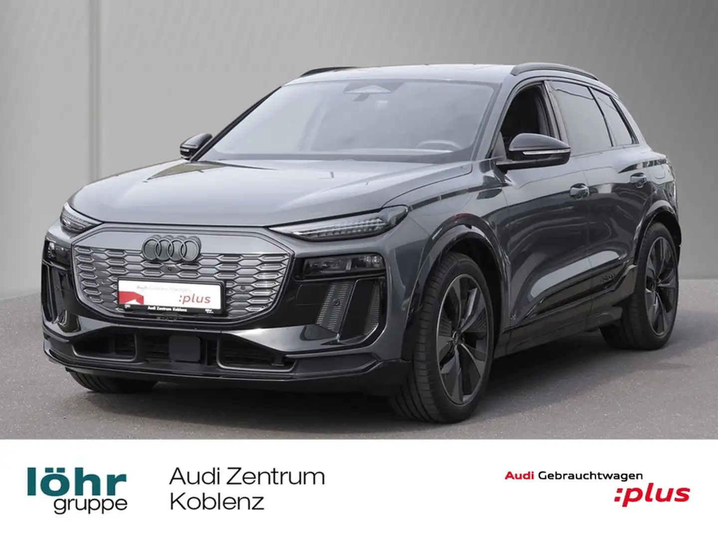 Audi Q6 e-tron S line edition one Panorama Tech pro Gris - 1