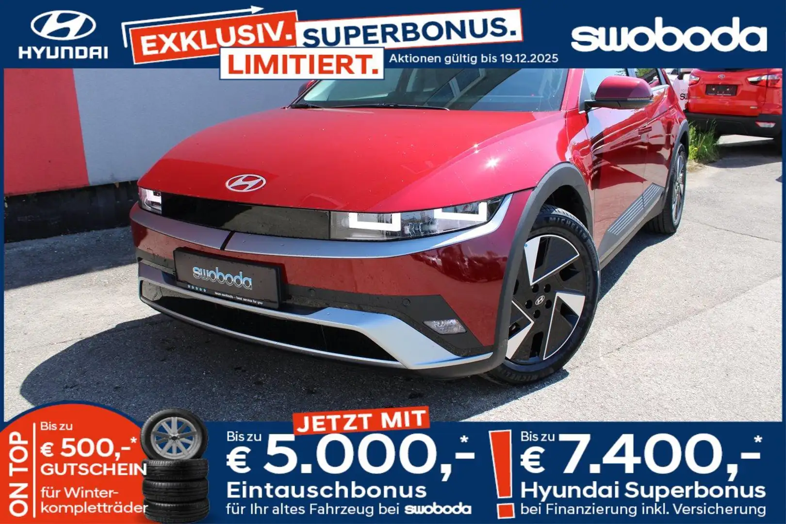 Hyundai IONIQ 5 GO 84kWh 4WD i5g52-O1 Rouge - 1