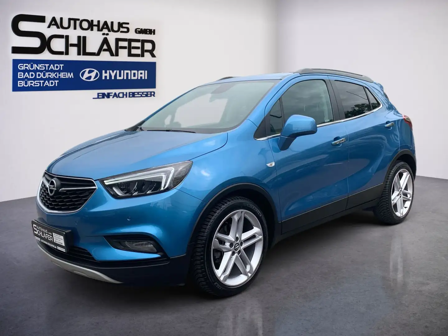 Opel Mokka X 1.4 Turbo Innovation S/S AHK Blau - 1