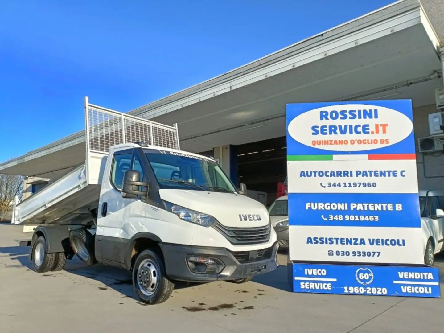 Iveco Daily 35C16 3000 CC KM 0 RIBALTABILE TRILATERALE Blanc - 1